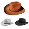 Cowboy Hat with Rhinestones Dazzling Cowgirl Hat Rhinestones Strip Decorations One Size Fits for Men and Women