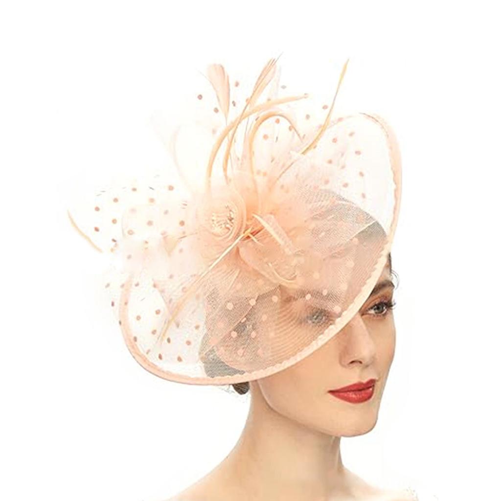 Fascinators Hat Tea Party Headwear Ribbons Feathers Decoartion 1920s Club Stylish Elegant Headbands With Headband And Clip Headpiece For Girls Women