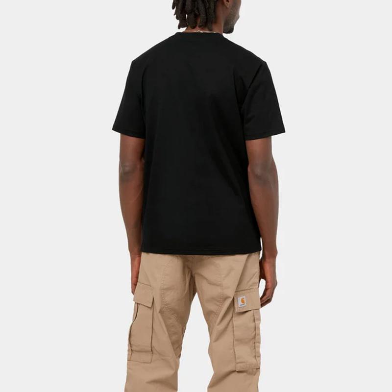 Carhartt WIP FW24 Letter Print Casual Comfortable Crew Neck Short Sleeve T-Shirt Men T-Shirts I034852-0D2-XX