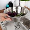 Kitchen Strainer Steel Colander Strainer for Straining Vegetables and Fruits 28 Cm