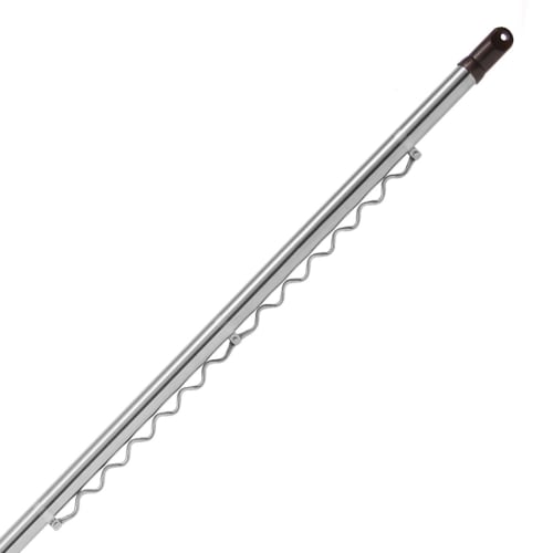 Indoor Clothes Drying Pole, Stainless Steel, with 28 Windproof Hooks, Extendable 165cm-300cm, Indoor/Outdoor Clothes Drying Pole, 3m, Hanger Hanger Po