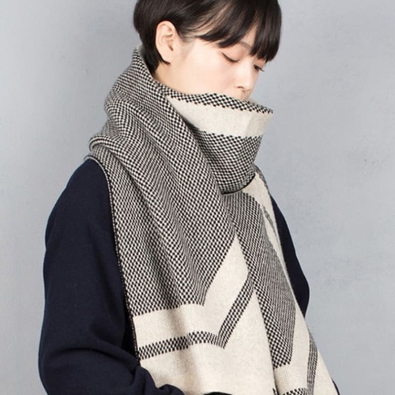 BB’DE SOLI’DE simple cross muffler 2color