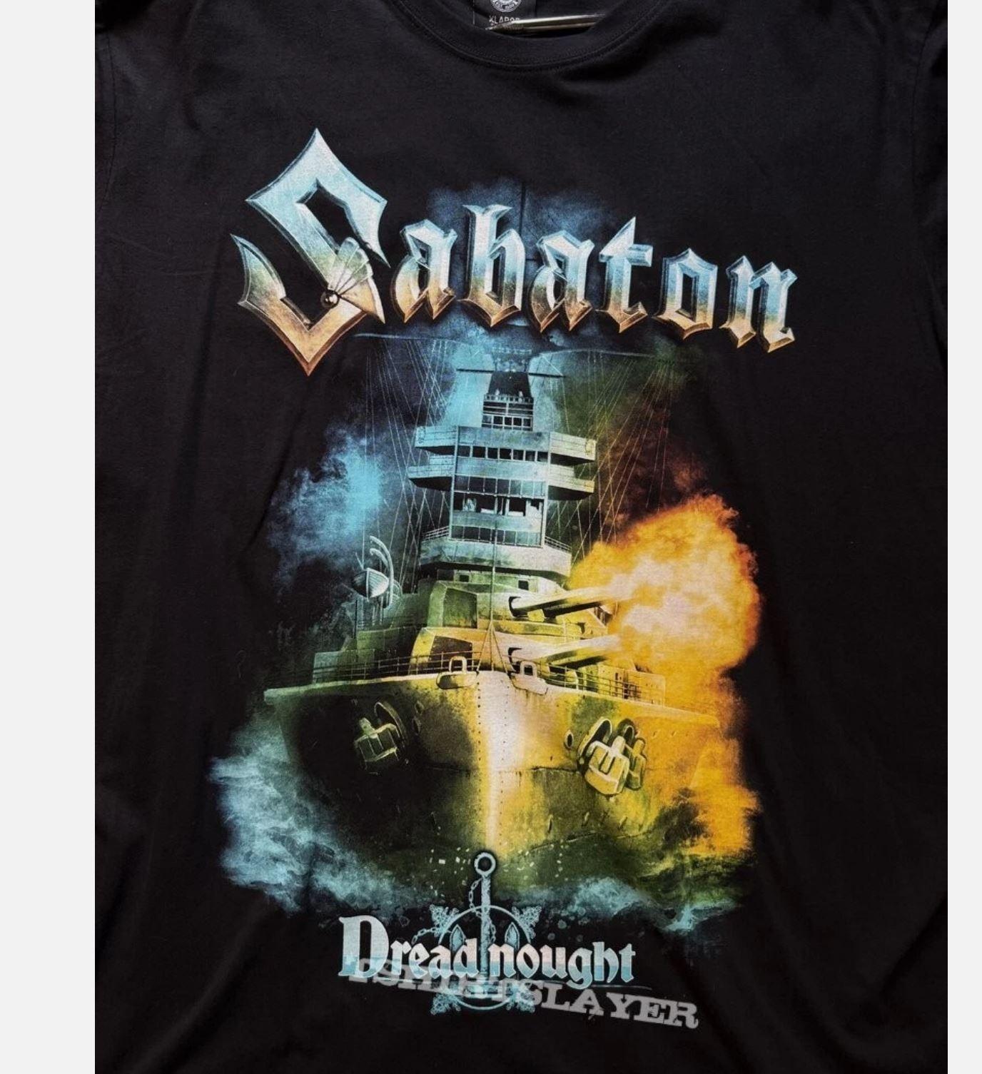Sabaton Dreadnought tshirt Black unisex ALl size Shirt S