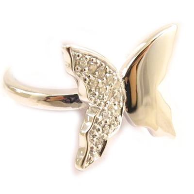 Silver 'Butterfly Light' Ring