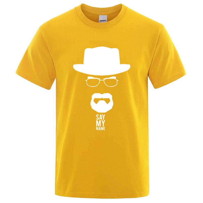 Summer Mens Short Sleeved High Quality 100Cotton Breaking Bad Printed Casual For Men Oneck Cool Casual Loose Hip Hop Male Tee