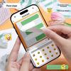 Green Bubble Chat Sticky Notes - Clever Sister Emoji Stickers for Students and Journals