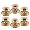 Handmade Round Candlestick Romantic Metal Candle Holder Modern Long Pole Candle Cup  Home