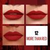 Maybelline New York Sensational Liquid Matte Lipstick 12 More Than Red 7ml Pack Of 1 Intense Non-Sticky Long Lasting Color