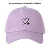 Heart Embroidered Baseball Cap UV Protection Hip Hop Hat Fashion Sun Hat  Outdoor