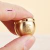 M-Feng Shui Lucky Fortune Wealth Brass Cornucopia Baifu Rice Cylinder Desktop Ashtray Study Small Ornament Gift Home Decoration