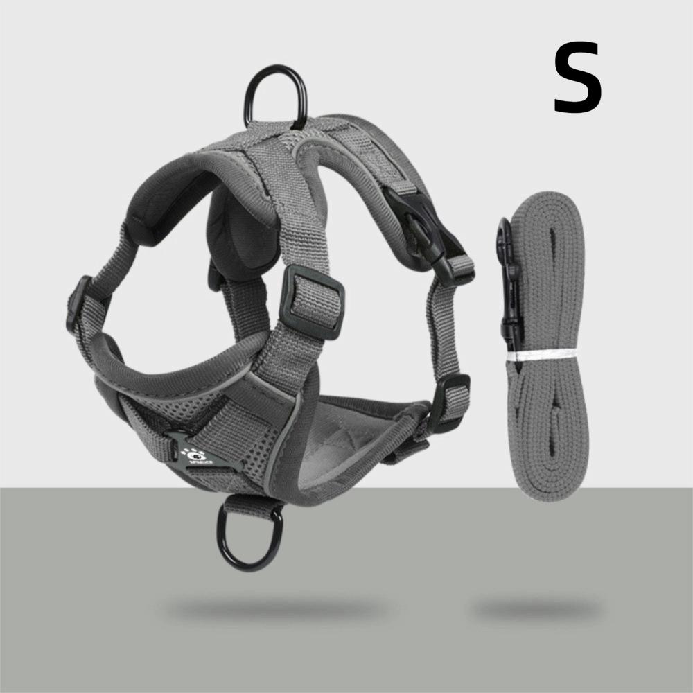 High Quality Reflective Cat Harness Leash Set Adjustable Breathable Mesh Dog Harness Pet Vest Harness Small Medium Dogs