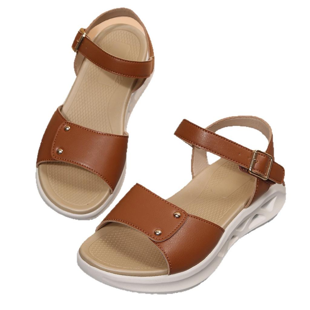 Sandali Taglia Grande da Donna Estivi con Chiusura a Una Fascia e Scarpe con Suola Spessa Sandali Casual da Spiaggia