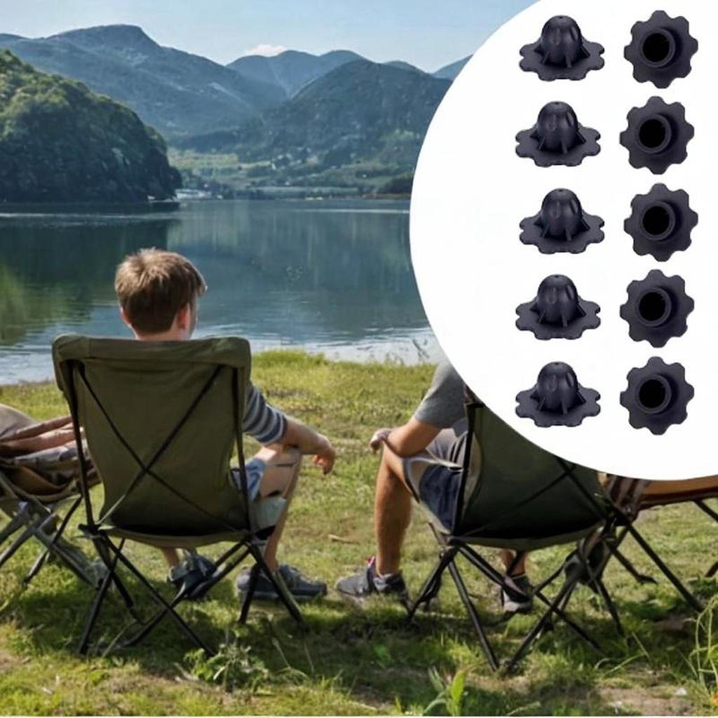 10 Pieces Moon Chair Foot Covers Protectors Anti Sinking Cap Heavy Duty Furniture Accessories