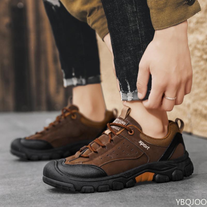 Fashion Leather Breathable Plus Size Men's Shoes New Anti Slip and Wear-resistant Sports Running Vulcanized Casual Single Shoes Sneakers