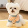 Dog Clothes Autumn and Winter Small Puppies and Kittens Warm Two-legged Knitted Sweater Yorkshire Teddy Pet Clothing
