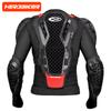 Offroad-Motorradpanzerung mit Sturzschutz für Brust und Rücken, atmungsaktive und verschleißfeste Motorradjacke und -hose