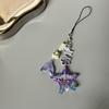 Artistics Mermaids Charm Acrylic Phone Lanyard Portable Keychain With Intricate Designs SturdyEveryday Use
