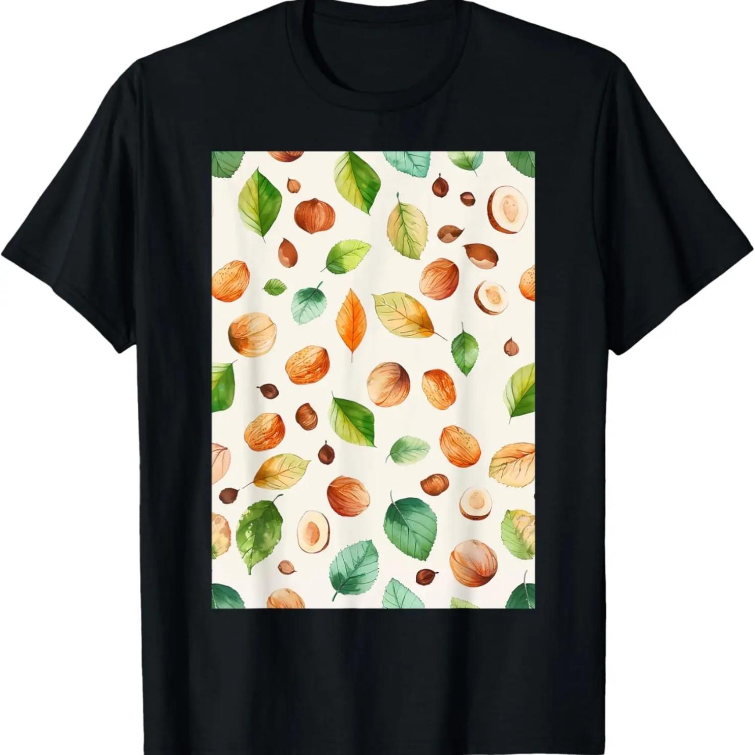 Pattern Art Hazelnut Minimalist T-Shirt S чёрный