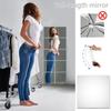 Self-Adhesive Mirror Wall Stickers 1.6mm Thick Flexible Acrylic Mirror Sheet 20/30/40cm DIY Non Glass Mirror Stickers