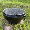 29cm Portable Cast Iron Charcoal Grill with Grate