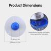 Mixer Splatter Guard, 12" Silicone Mixing Bowl Splatter Cover Fits Most Hand & Stand Mixers (Blue)