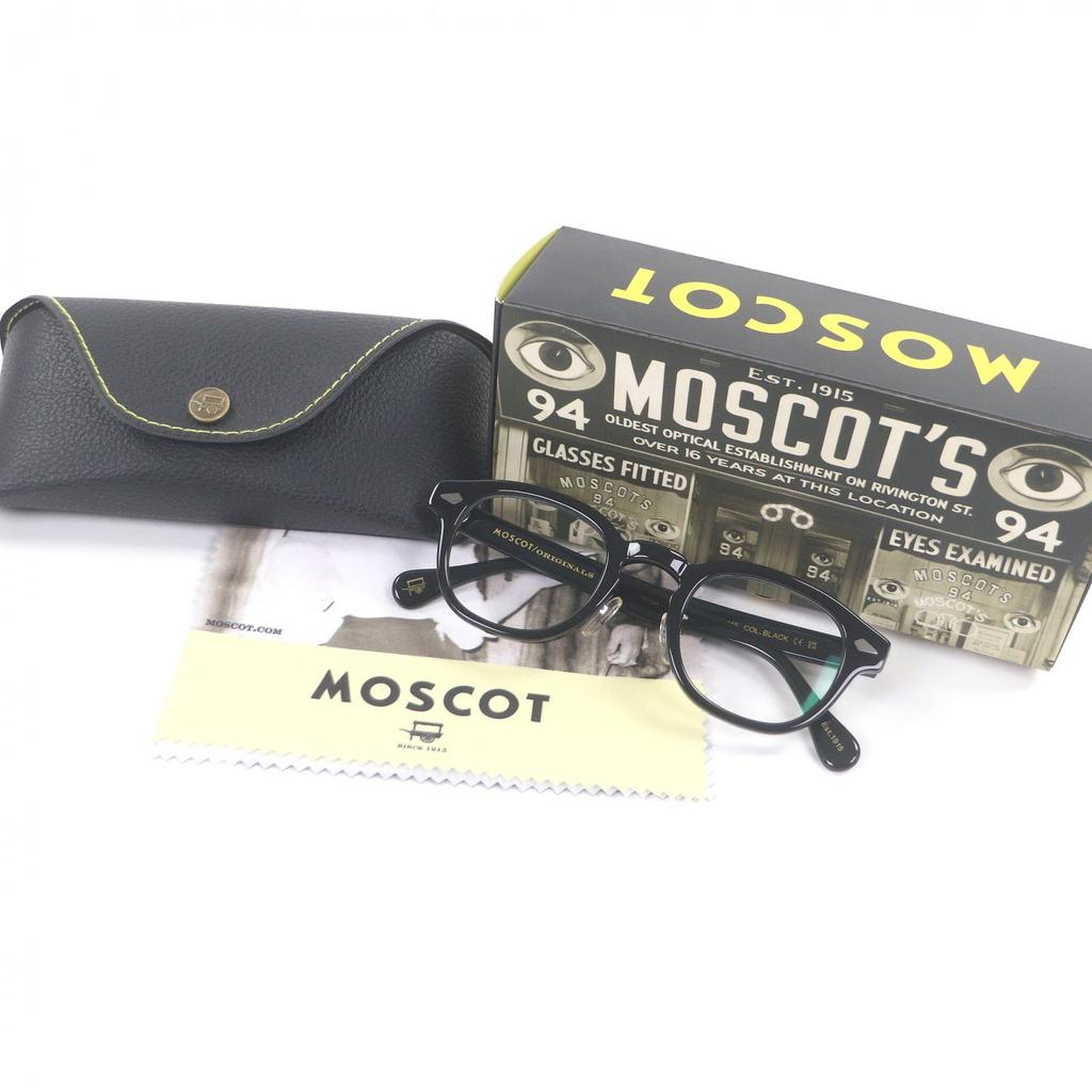 Great MOSCOT Glasses LEMTOSH Wellington black mens Used
