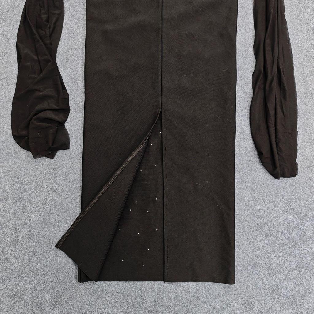 Elegantes europäisches & amerikanisches trägerloses Abendkleid mit Strasskristallen