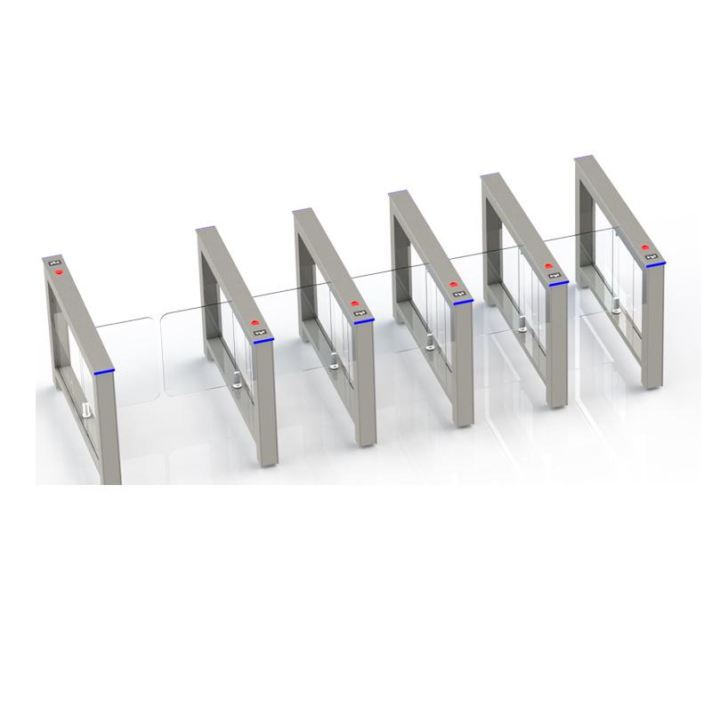 Integrated Anti-Collision Stainless Steel Swing Gate for Office Corridors with Multiple Passage Modes