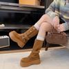 Super fire thick-soled comfortable Martin boots women's 2025 autumn new popular fashion and thin retro women's medium boots