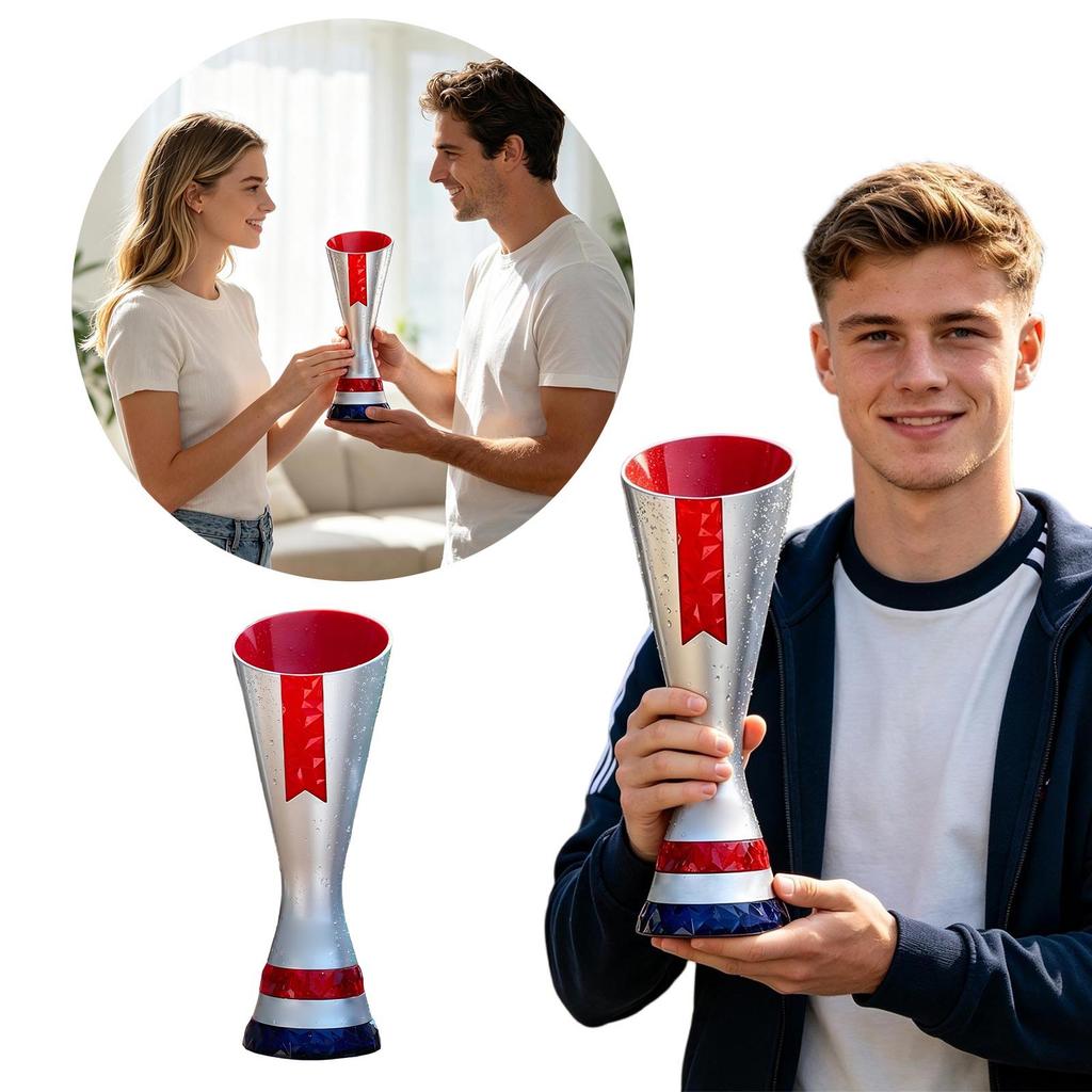 Soccer Player of the Year Commemorative Trophy for Awards and Display