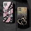 Case for Samsung Galaxy A12 A50 A05 A06 A16 A40 A70 A13 A20 A17 A15 A04 Funda Phone Cover Creative Cartoon Butterfly