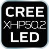 Rechargeable/battery-powered USB headlamp 2000lm CREE XHP50.2 LED
