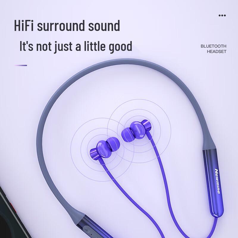 Newsmy C50 Magnetic Neckband Wireless Sport Bluetooth In-Ear Earbuds