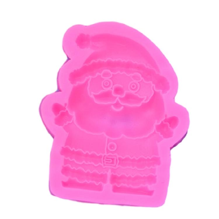 3Pcs Christmas Series Silicone Mold Santa Clauses Baking Tools Mould Ornaments