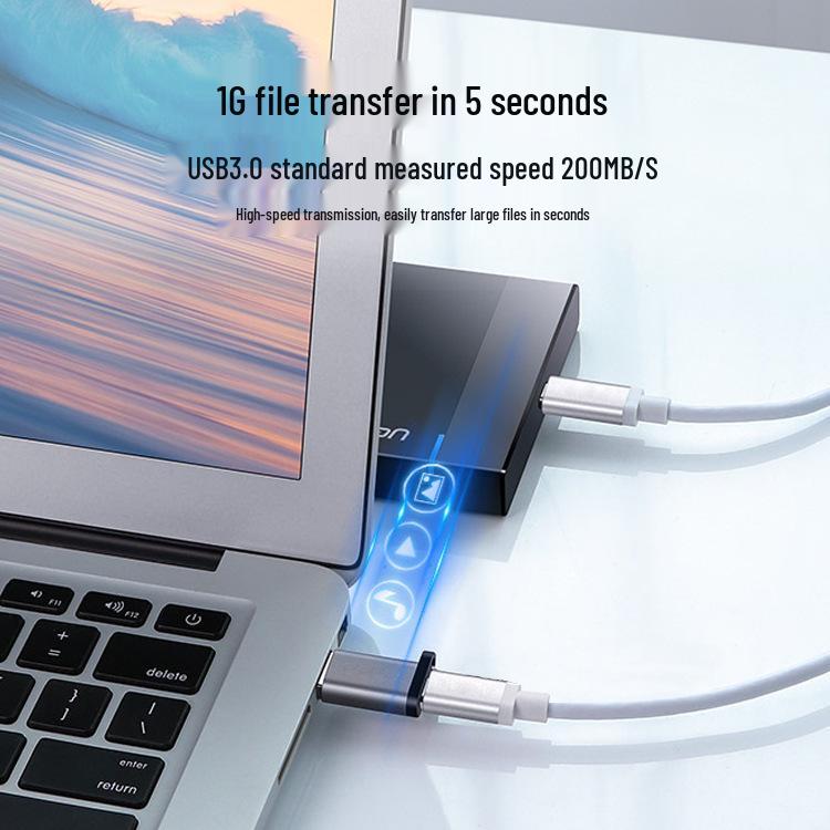 USB 3.0 Male To Type-C Female OTG Adapter for Data Transfer and Fast Charging