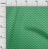 oneOone Cotton Flex Green Fabric Chevron Sewing Craft Projects Fabric Prints By Yard 40 Inch