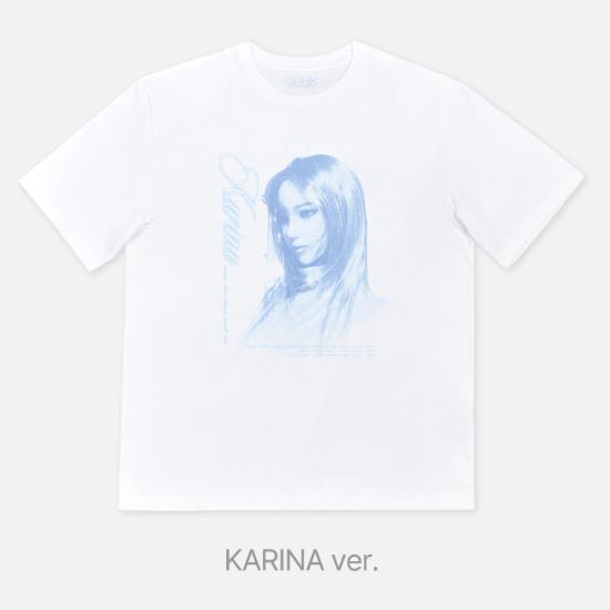 Предзаказ 2025 aespa LIVE TOUR SYNK: Комплект футболок aeXIS LINE KARINA
