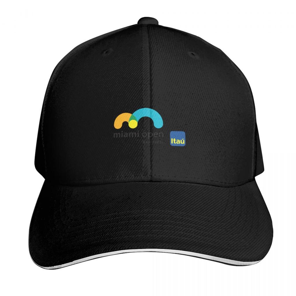 Miami Open Logo Tennis Present Baseball Cap birthday Sunscreen custom caps Beach Outing Womens Golf Wear Unisexs