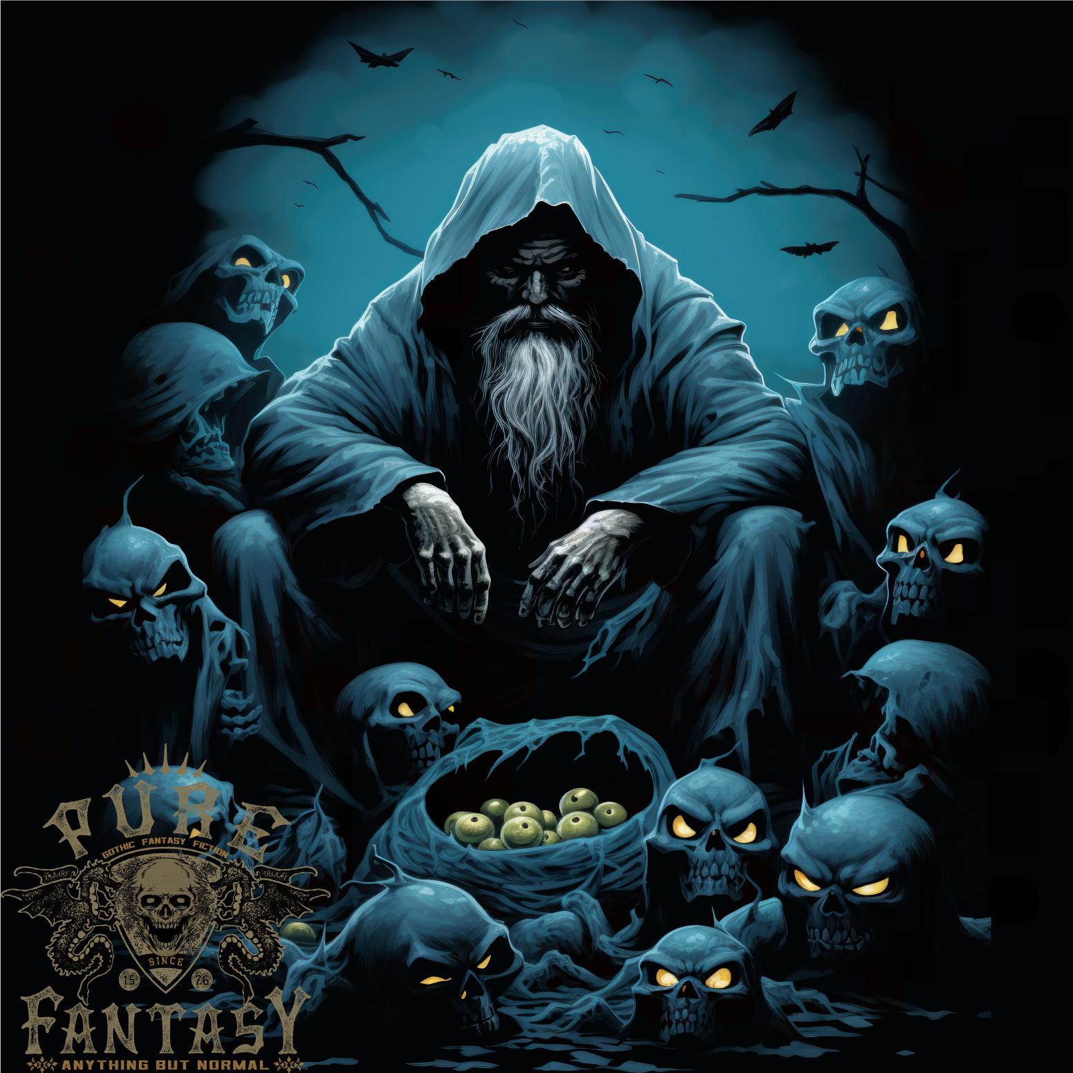 26 Fantasy Wizard Warlock 2 Mens T-Shirt 100% Cotton Unisex T-Shirt XXXXL