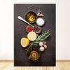 Scandinavian Minimalist Wall Art Kitchen Theme Mixed Herbs and Spices HD Canvas Poster Prints Home Bedroom Living Room Decor