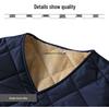 Men's Thickened Velvet-Lined Cotton Jacket for Cold Protection - Winter Warmth, Middle-Aged & Elderly Dad's Style