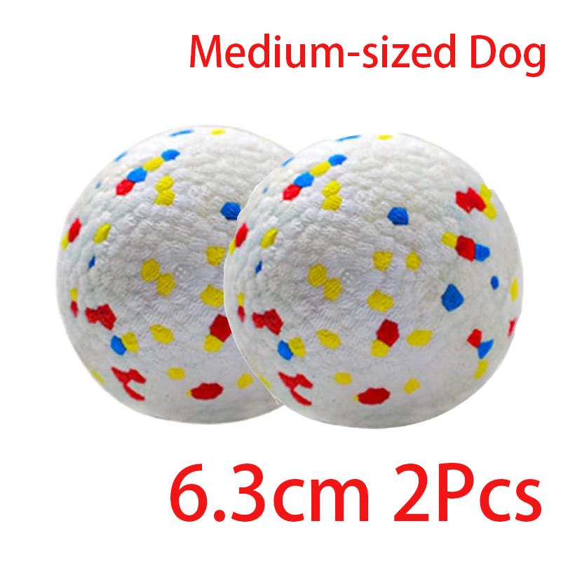 Dog Toy Ball Solid Bite Resistant Small Large Dog Toys High Elasticity E-TPU Pet Chew Solid Ball For Dogs Toys Pet Supplies