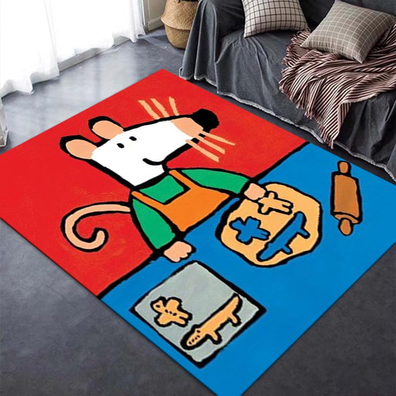 2025 New Maisy Mouse Carpet Rug for Living Room Bedroom Home Sofa Decoration,Kids Play Non-slip Floor Mat 81