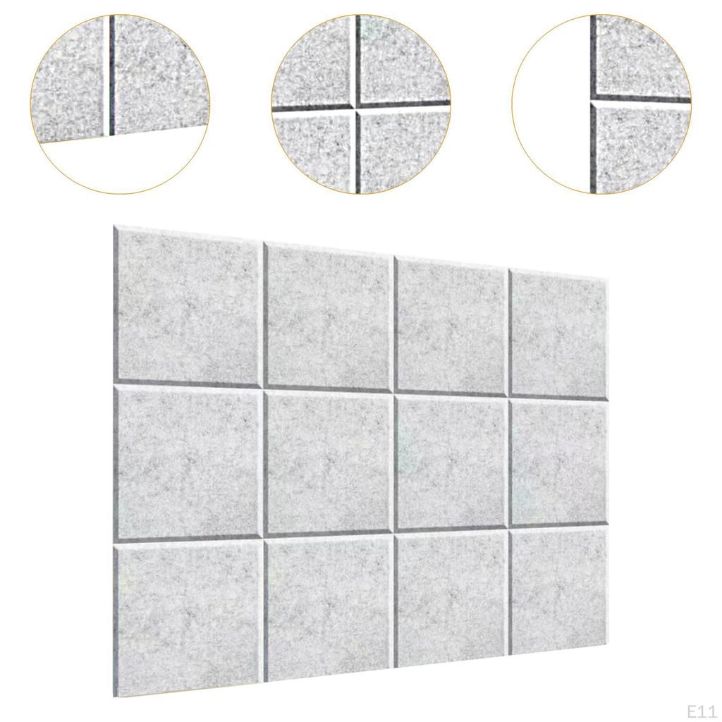 12 stück Akustische Panels Behandlung Panel Schalldichte Sound Absorbieren für Home
