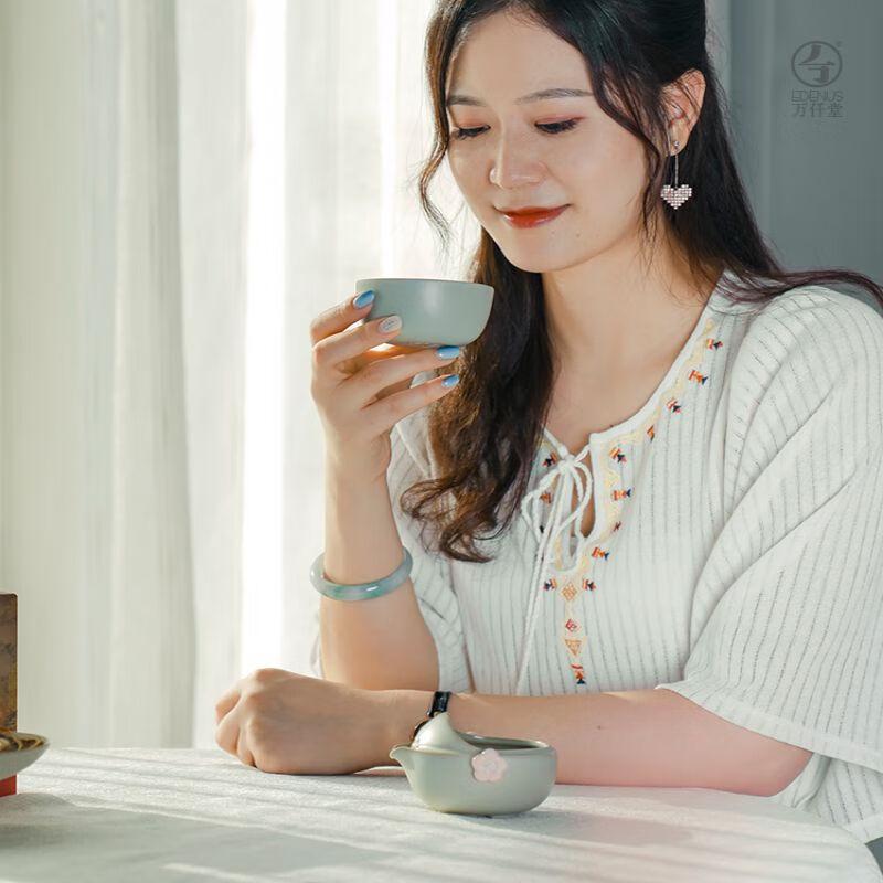 Wanqiantang Plum Blossom Travel Kung Fu Tea Set