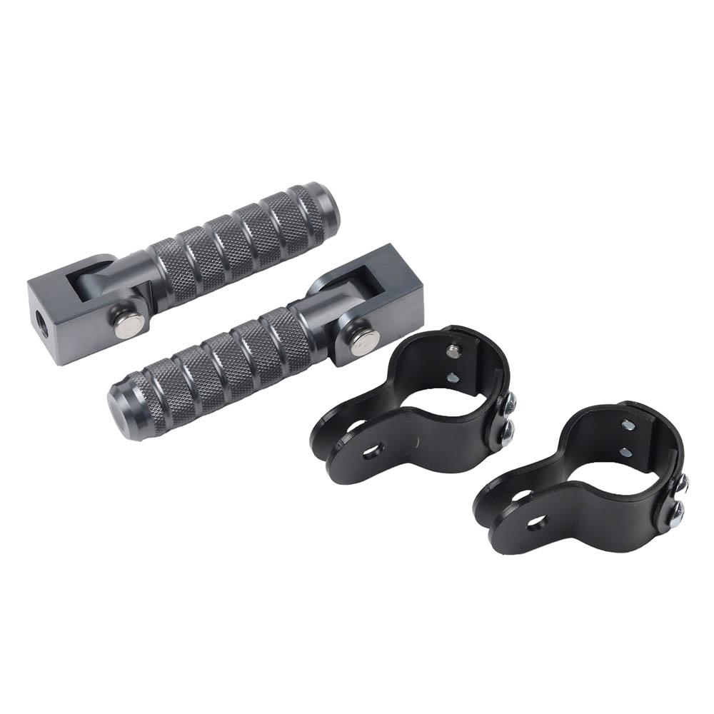 For MOTO Guzzi V85TT V85 V 85 TT V 85TT Motorcycle Accessories Highway Footrest Foot Pegs Rests Pedals Folding Footpegs Clamps