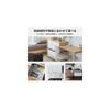 MUJI Recycled Polypropylene Small Item Storage Case, Medium, 2 Drawers, White Gray - Approx. W26 x