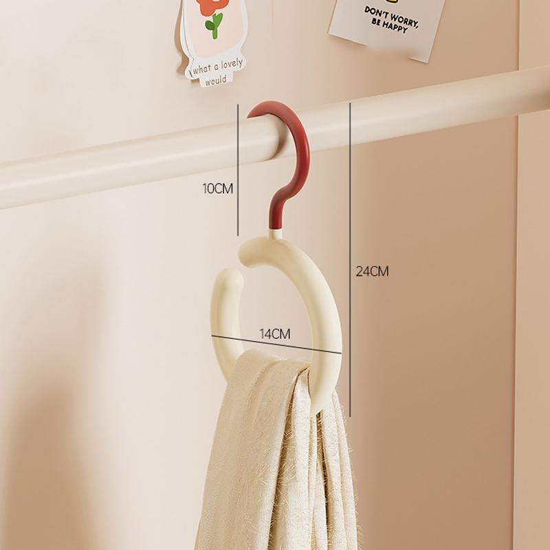 Dopamin Haken Multifunktional Drehbar Nicht Perforiert Schal Hut Tasche Aufhänger Kreisförmiger Schal Ausstellungsständer