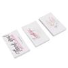 90Pcs Blank Postcards Clear Patterns Glossy Surface White Cardstock for Note Memo Vocabulary DIY