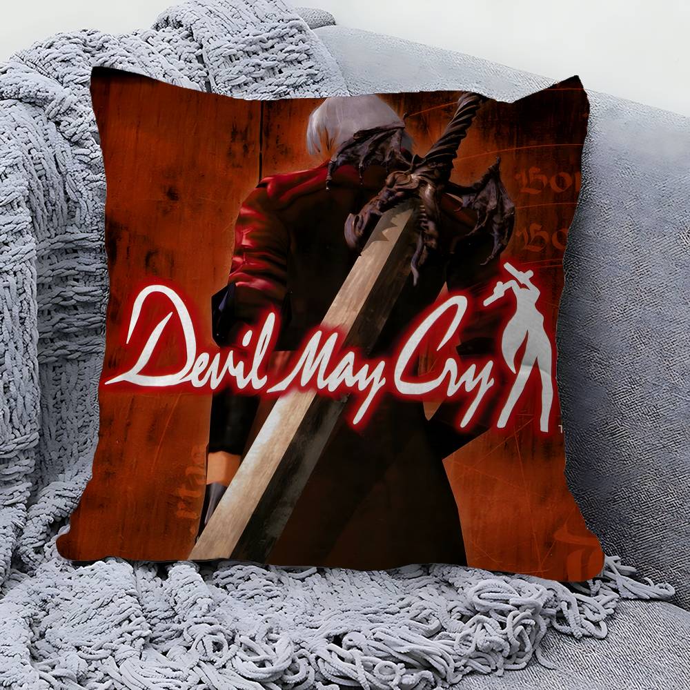 Devil May Cry Game Pillow Anime Pillow Sofa Bed Head Pillow Cover Cushion Cover 45x45 Cm Fashion